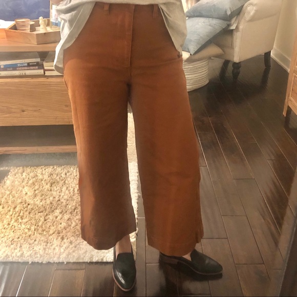 emmett wide leg crop pants madewell